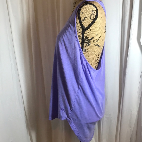Victoria’s Secret Pink Purple Flowy Hi-Lo Tank Top - Picture 2 of 7